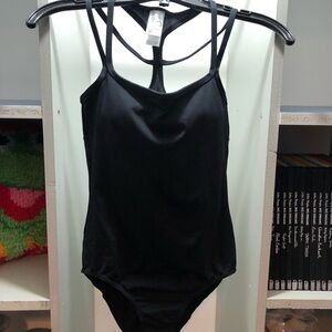 Mondor Dance Wear Strappy One-Piece.